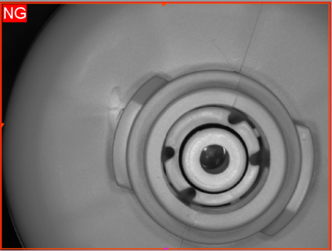 필터 O-Ring 검사 기준상 AI Classification NG 판정
